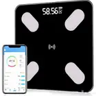 ميزان الكتروني مع تطبيق يقيس 13 مؤشر بالجسم