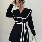 معطف صوفي ألوان مبلوكه أنيق للنساء