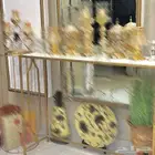 طاوله مستطيله مع طاوله دائريه