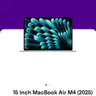 Macbock Air ( 15 inch ) M4 - 2025