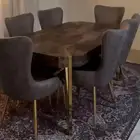طاولة طعام 6 كراسي