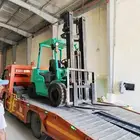 رافعة شوكية فوركلفت forklift للإيجار شهري يومي جميع الأحجام