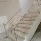 درابزين استيل زاوية لمسة