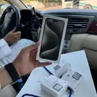 ايفون 15 برو ماكس تيتانيوم طبيعي 256 بطاريه 90  شبه جديد