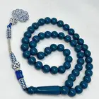 مسابح بكلايت صافي 45 خرز طرابزونه مطلي فضه فاخر