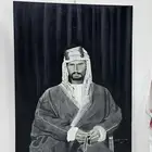 لوحة المؤسس رسم يدوي