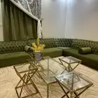 كنب مع ستاره وطاولات