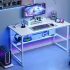 طاولة كمبيوتر انيقه مع رف سفلي