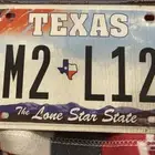 لوحة حقيقية امريكية ولاية تكساس للبيع