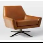 كرسي جلد من وست الم