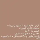 للبيع او الايجار ارض تجاريه الخبر العزيزيه حي الكوثر