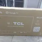 شاشه TCL 58 احدث موديل جديده بالكرتون