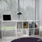 مكتب خشب ابيض استخدام نظيف
