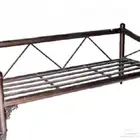 يتوفر لدي كراسي حديد 11كرسي وطاولته