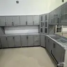 مطابخ جديده جاهزه تتوفر جميع الألوان ب2500 رخام عادي شامل ال
