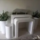 طاولات استقبال ابيض