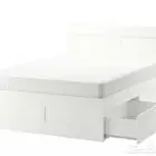 سرير ايكيا ابيض