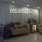 ايجار جميع لوازم المناسبات كنب طاولات كراسي كوش مدخل