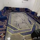 مجلس كامل كنب معا الفرشه استخدام اقل من 8اشهر على اسوم الجلس