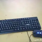 ماوس كيبورد للبيع سليم ولاخدشه بس زر F2 ضاع