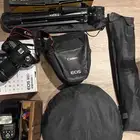 كاميرا كانون D60 مع ملحقات تصوير