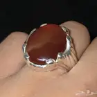 خاتم عقيق يماني من سمعنا فتحت الباب الطيبة