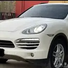 ليد إشارة بورش كايين ابيض مع إشارة برتقالي