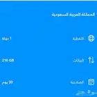 210 جيجا نت ب 125 ريال فقط