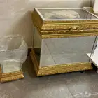 طقم دولاب عطور وصندوق سجادات وزباله وعلبة مناديل