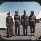 شريحة صور ملونة قديمة للأردن 1948 م