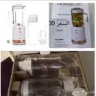 خلاط كهربائي مع مطحنة عدد 3 قطع جديده بالكرتون