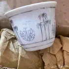 فناجيل قهوة ياباني. صيني ختم احمر ا