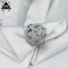 خاتم فضة نسائي عيار 925 إيطالي مرصع بزيركون فاخر