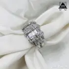 خواتم فضة نسائية عيار 925 بفصوص فاخرة بعدة الوان