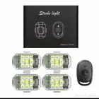 براقات لمبة طيارة 4 حبات مع ريموت للدبابات