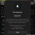 يوزر سناب سكور 300k للبيع .