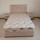 سرير نفر و نص بالمرتبه   سرير نفر واحد مع مرتبه في جديد