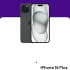 iPhone 15 Plus باللون الأسود G256 (جديد)