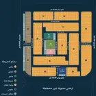للبيع انصاص اراضي بمخطط كامل خدمات حي الامواج بعزيزية الخبر