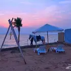 كرفان بإطلالة على البحر مع خيل مجانا