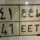 لوحة الارقام قفل (( 141 ))حروف ثنين مكرره (( ط ع ع ))
