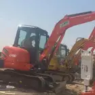 بوكلين مني للايجار (حفار صغير )