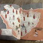 كتاب أمريكي نادر يعرض خريطة القبائل في المملكة