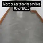 Microcement flooring services KSA