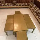 طقم طاوله كبيره و8 حبات صغير