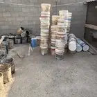 سطول حمام بلاستك وحديد