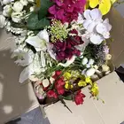 كرتون ورد صناعي