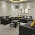 شقة مؤثثة جديده للإيجار الشهري
