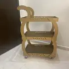 عربة خشبية بكفرات