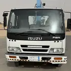 للبيع رافعه بوم تراك ايسوزو مخزنه شبه جديده